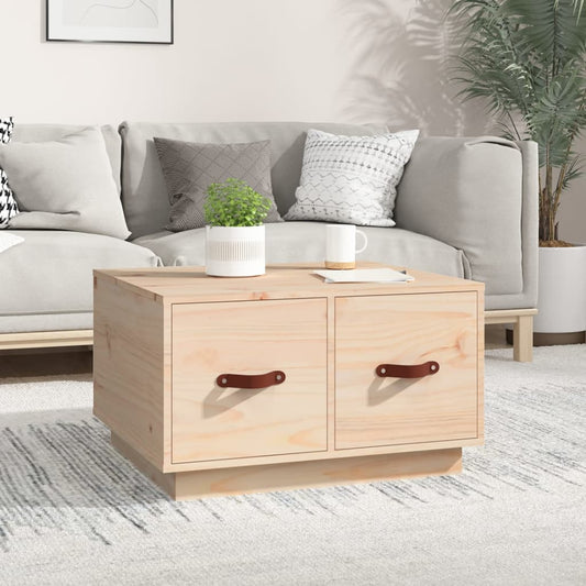 Salontafel 60x53x35 cm massief grenenhout is nu te koop bij PeponiXL, paradijselijk wonen!