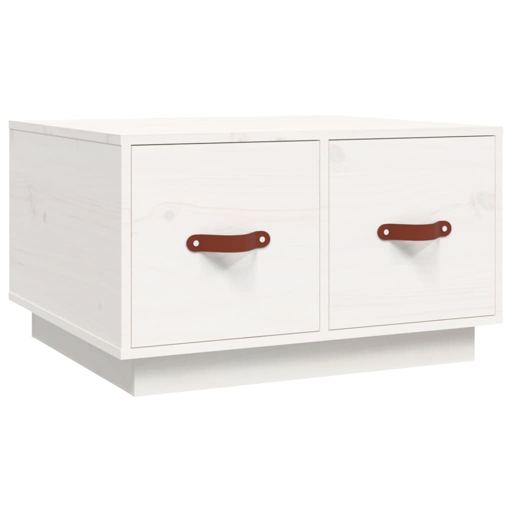 Salontafel 60x53x35 cm massief grenenhout wit is nu te koop bij PeponiXL, paradijselijk wonen!