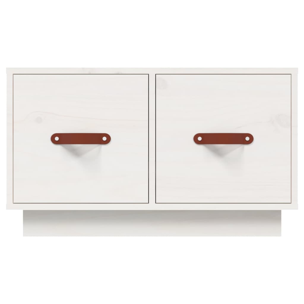 Salontafel 60x53x35 cm massief grenenhout wit is nu te koop bij PeponiXL, paradijselijk wonen!