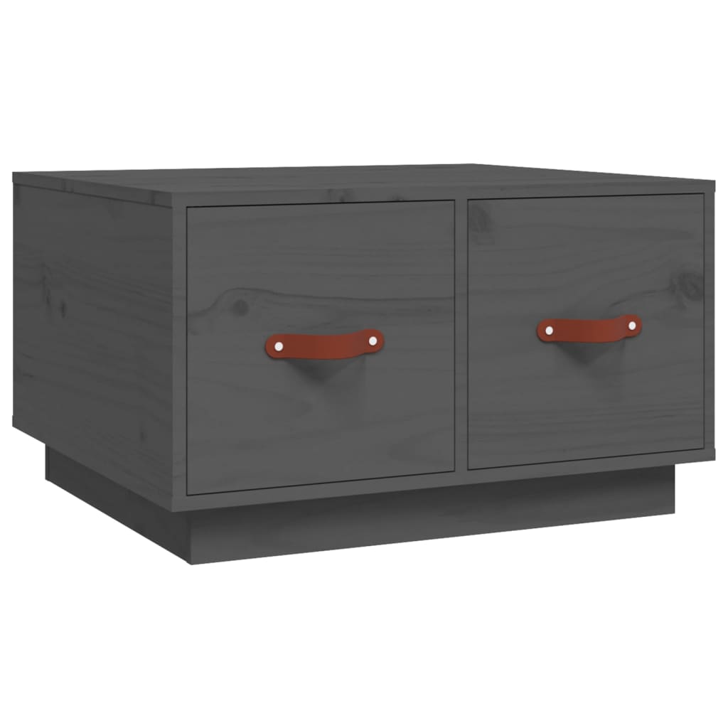 Salontafel 60x53x35 cm massief grenenhout grijs is nu te koop bij PeponiXL, paradijselijk wonen!