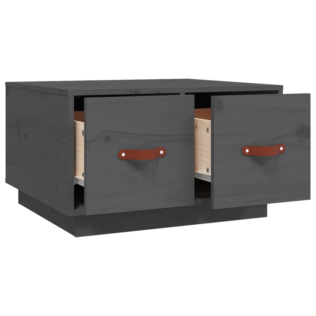 Salontafel 60x53x35 cm massief grenenhout grijs is nu te koop bij PeponiXL, paradijselijk wonen!