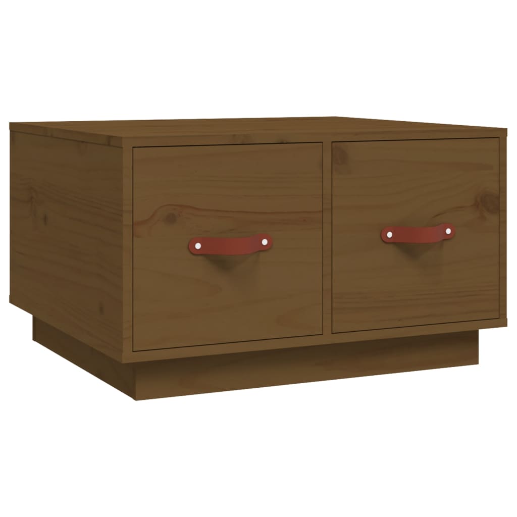 Salontafel 60x53x35 cm massief grenenhout honingbruin is nu te koop bij PeponiXL, paradijselijk wonen!