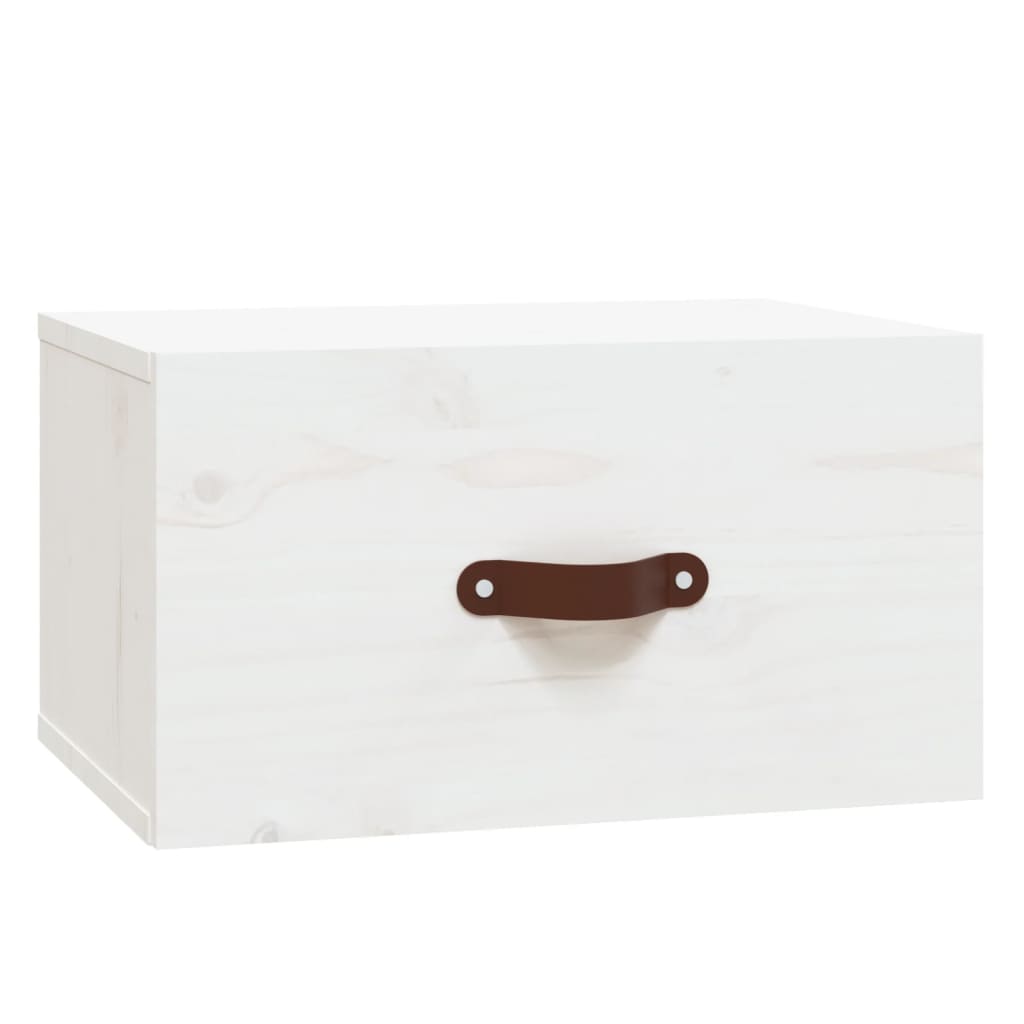 Nachtkastje wandgemonteerd 40x29,5x22 cm wit is nu te koop bij PeponiXL, paradijselijk wonen!