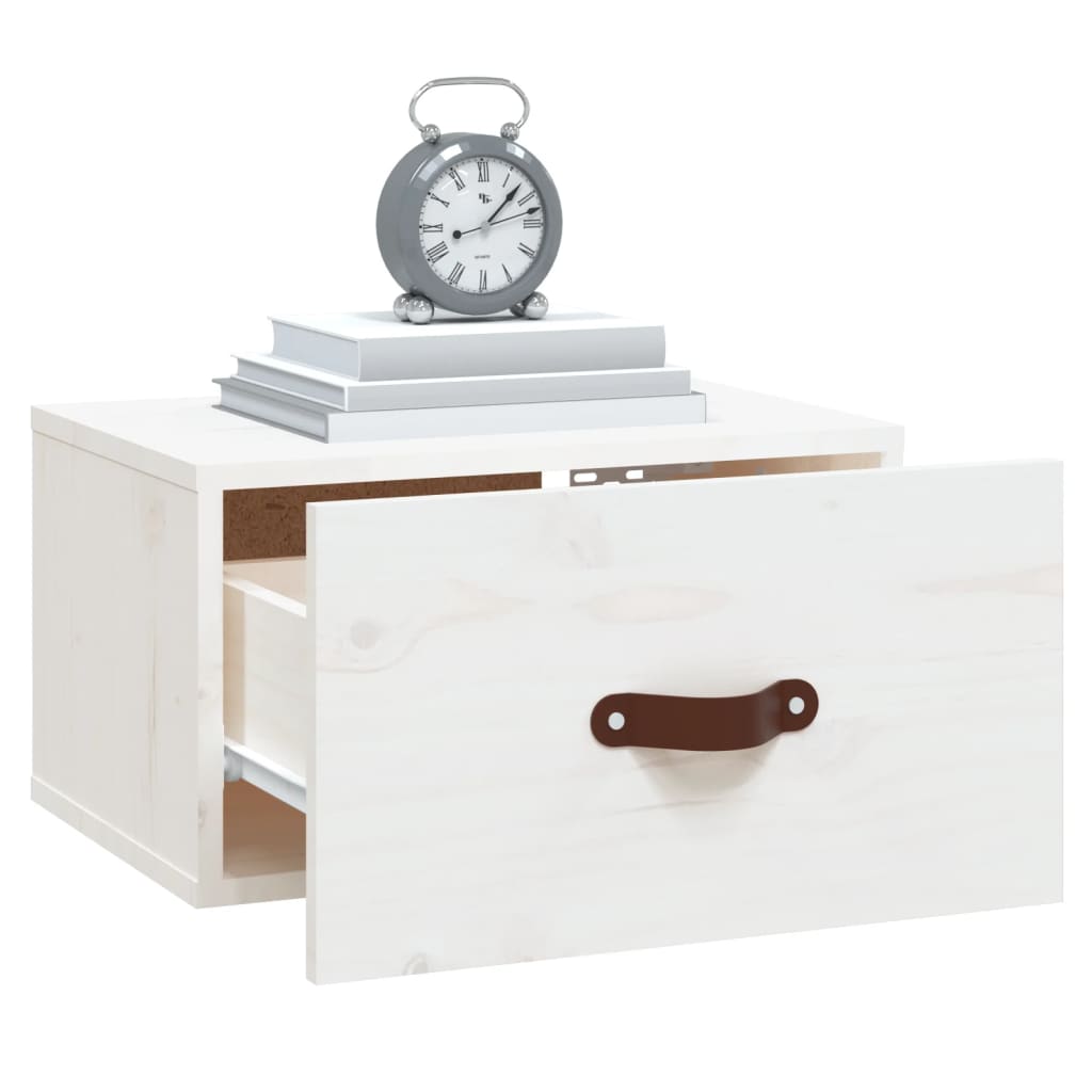 Nachtkastjes 2 st wandgemonteerd 40x29,5x22 cm wit is nu te koop bij PeponiXL, paradijselijk wonen!