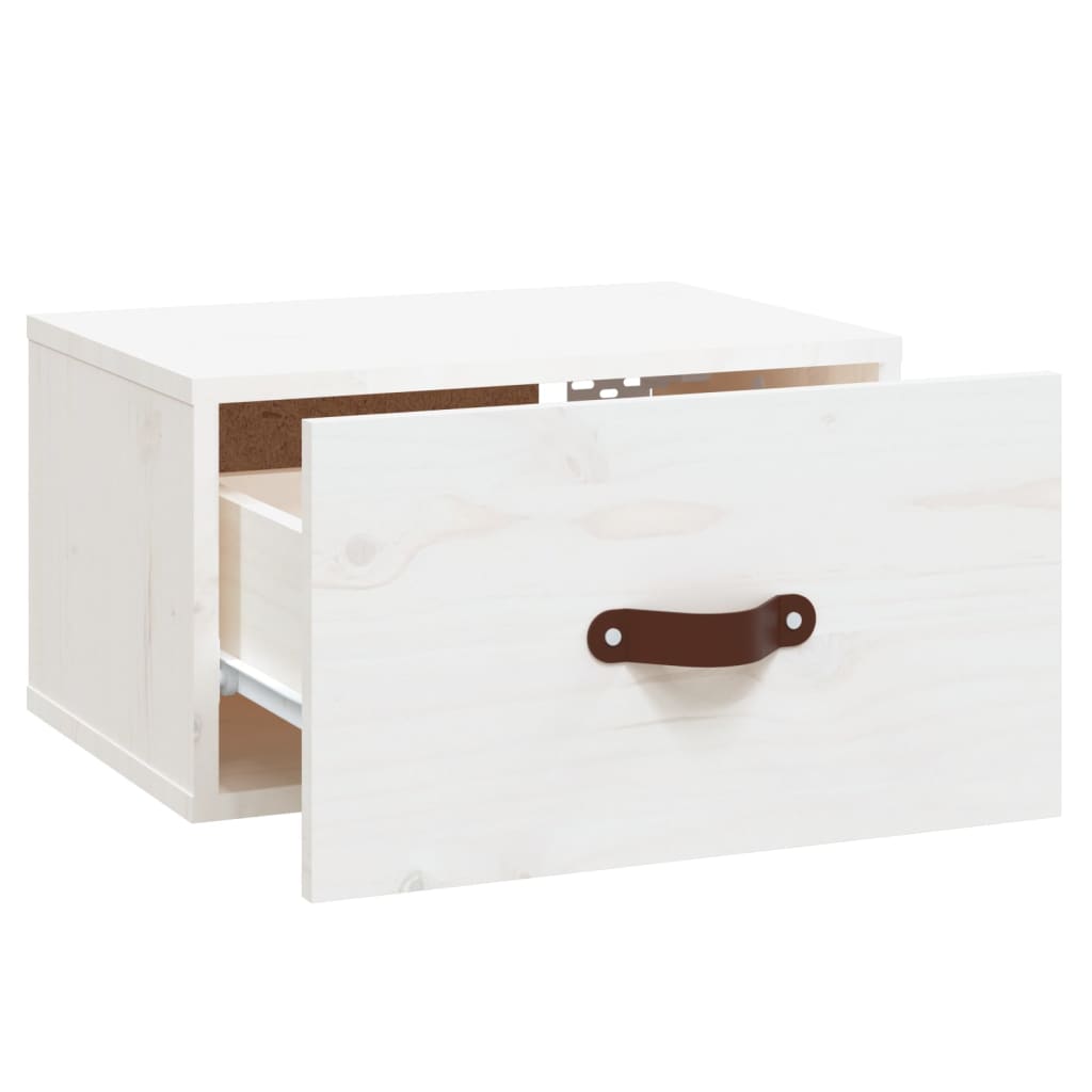 Nachtkastjes 2 st wandgemonteerd 40x29,5x22 cm wit is nu te koop bij PeponiXL, paradijselijk wonen!