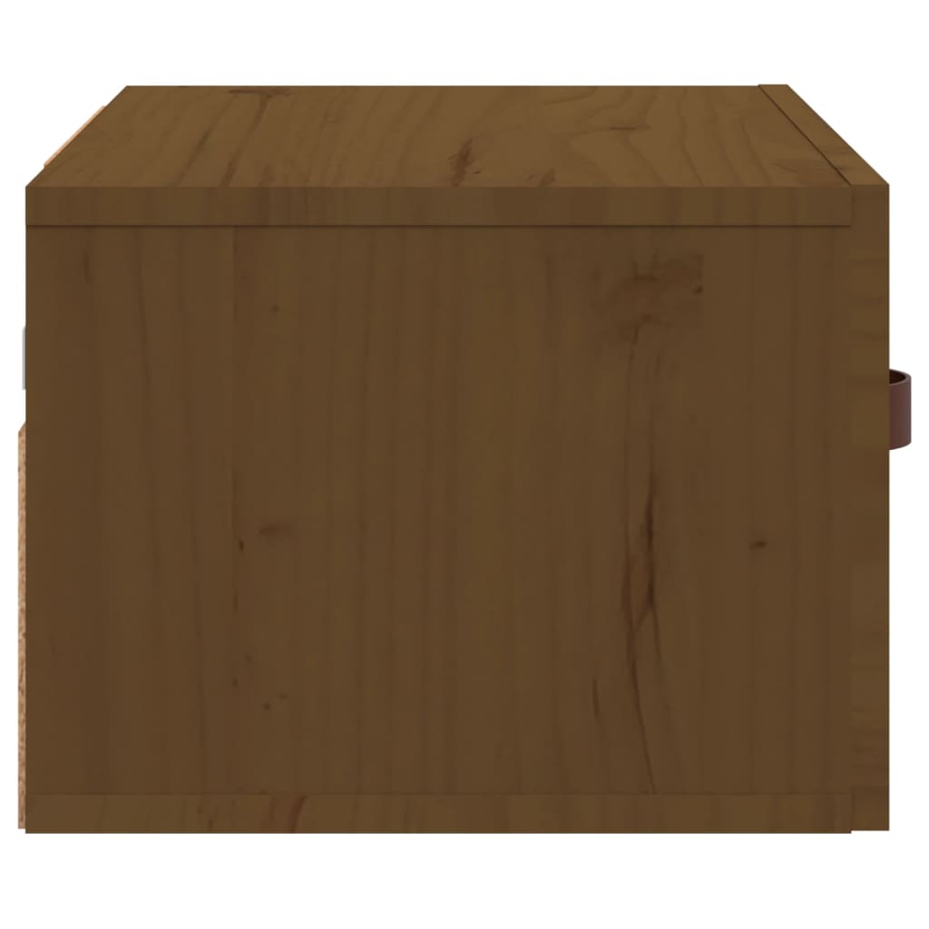 Nachtkastjes 2 st wandgemonteerd 40x29,5x22 cm honingbruin is nu te koop bij PeponiXL, paradijselijk wonen!