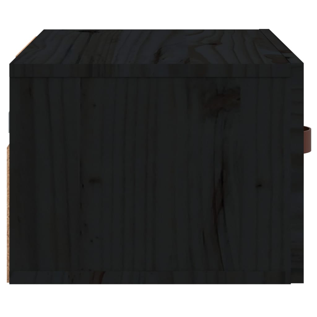 Nachtkastjes 2 st wandgemonteerd 40x29,5x22 cm zwart is nu te koop bij PeponiXL, paradijselijk wonen!