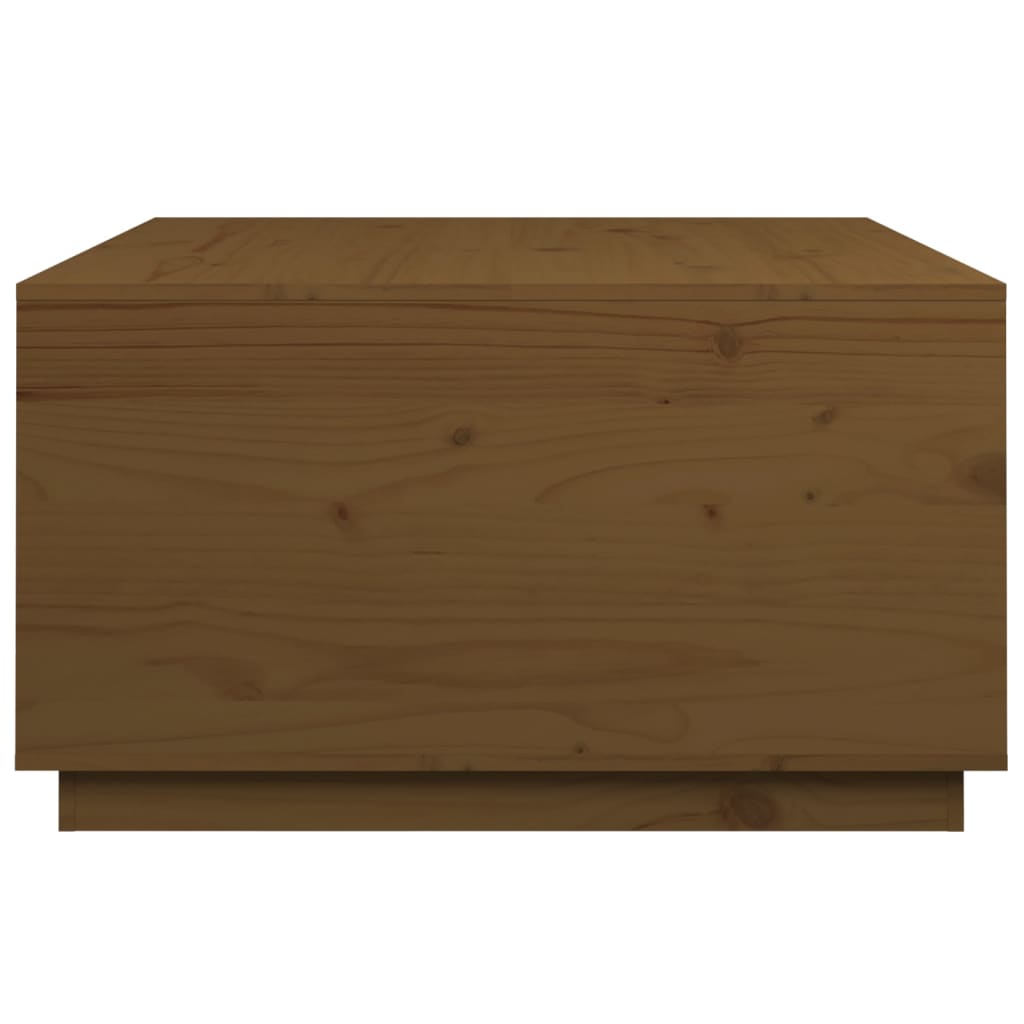 Salontafel 80x80x45 cm massief grenenhout honingbruin is nu te koop bij PeponiXL, paradijselijk wonen!