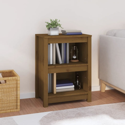 Boekenkast 50x35x68 cm massief grenenhout honingbruin is nu te koop bij PeponiXL, paradijselijk wonen!