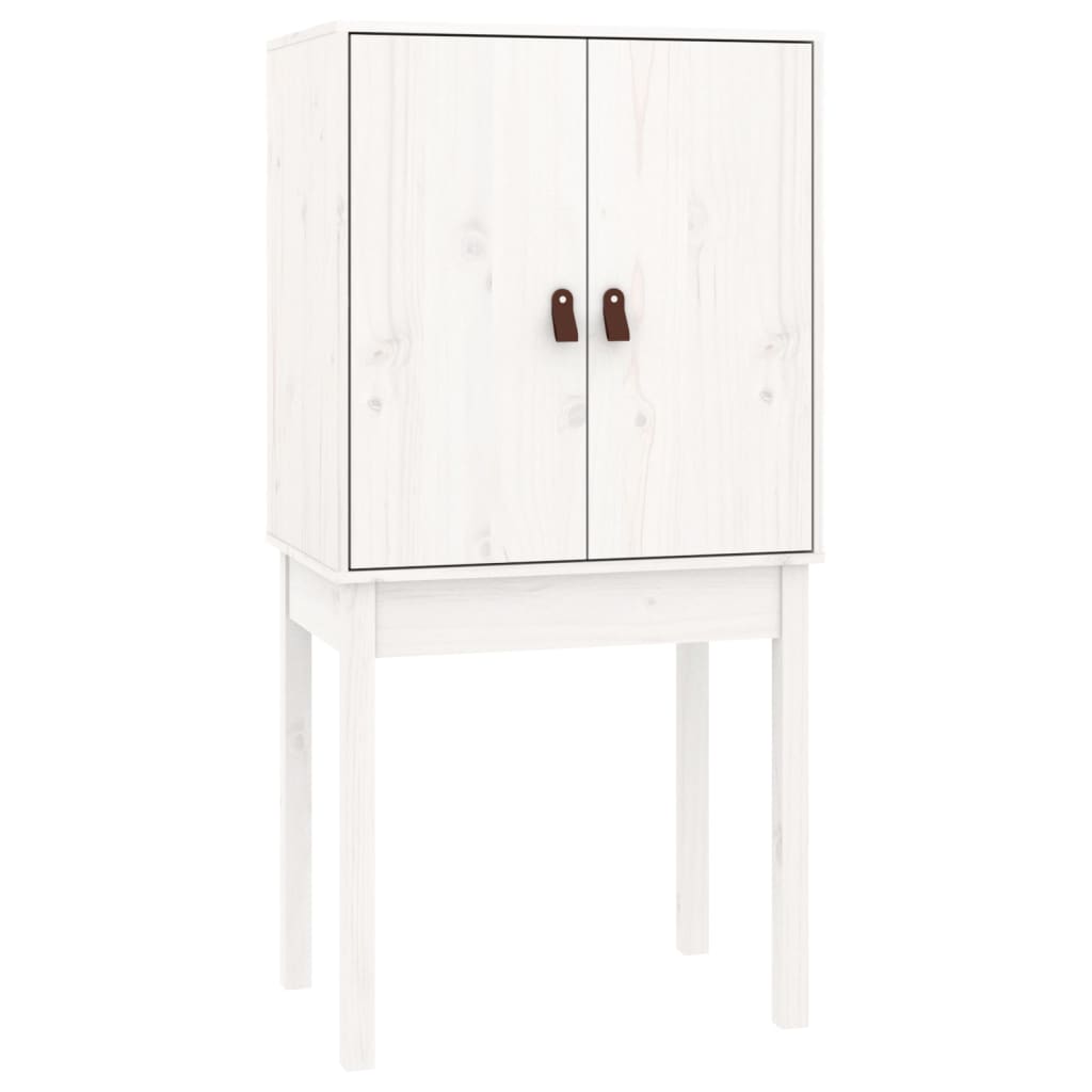 Hoge kast 60x40x120 cm massief grenenhout wit is nu te koop bij PeponiXL, paradijselijk wonen!
