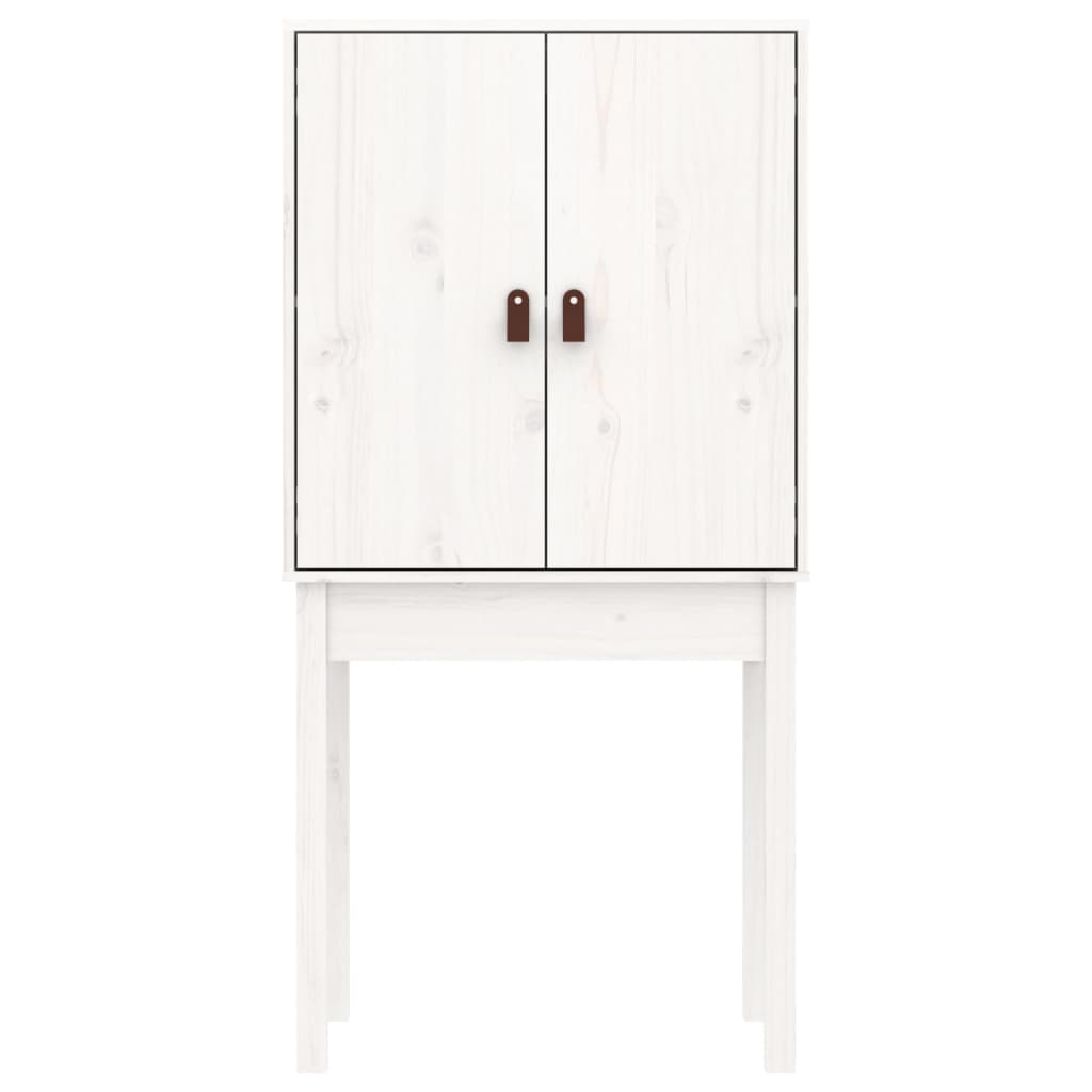 Hoge kast 60x40x120 cm massief grenenhout wit is nu te koop bij PeponiXL, paradijselijk wonen!