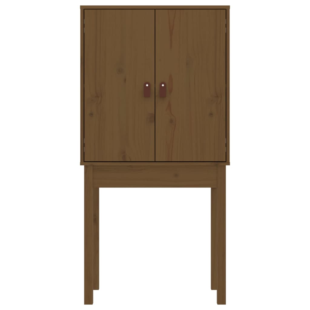 Hoge kast 60x40x120 cm massief grenenhout honingbruin is nu te koop bij PeponiXL, paradijselijk wonen!