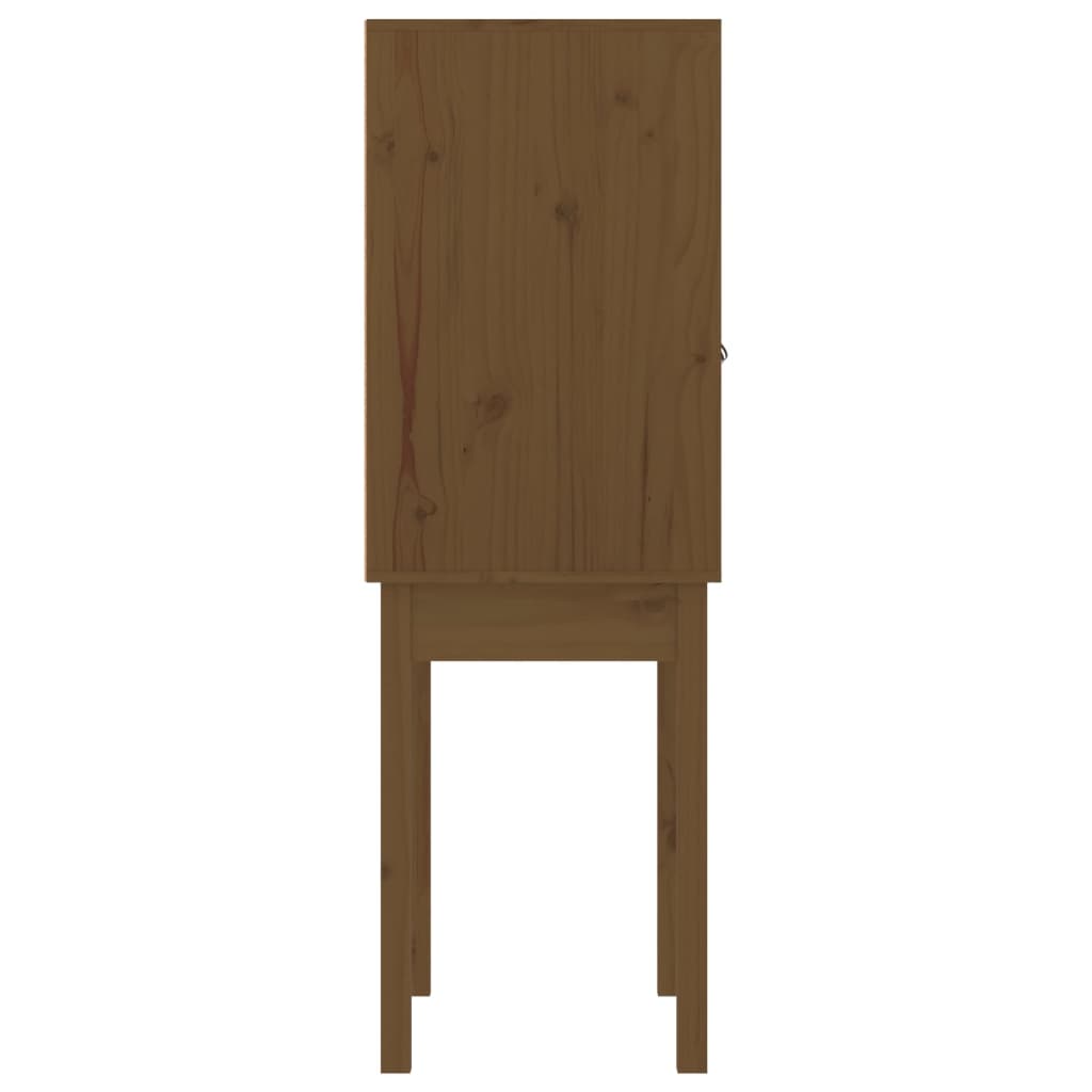 Hoge kast 60x40x120 cm massief grenenhout honingbruin is nu te koop bij PeponiXL, paradijselijk wonen!
