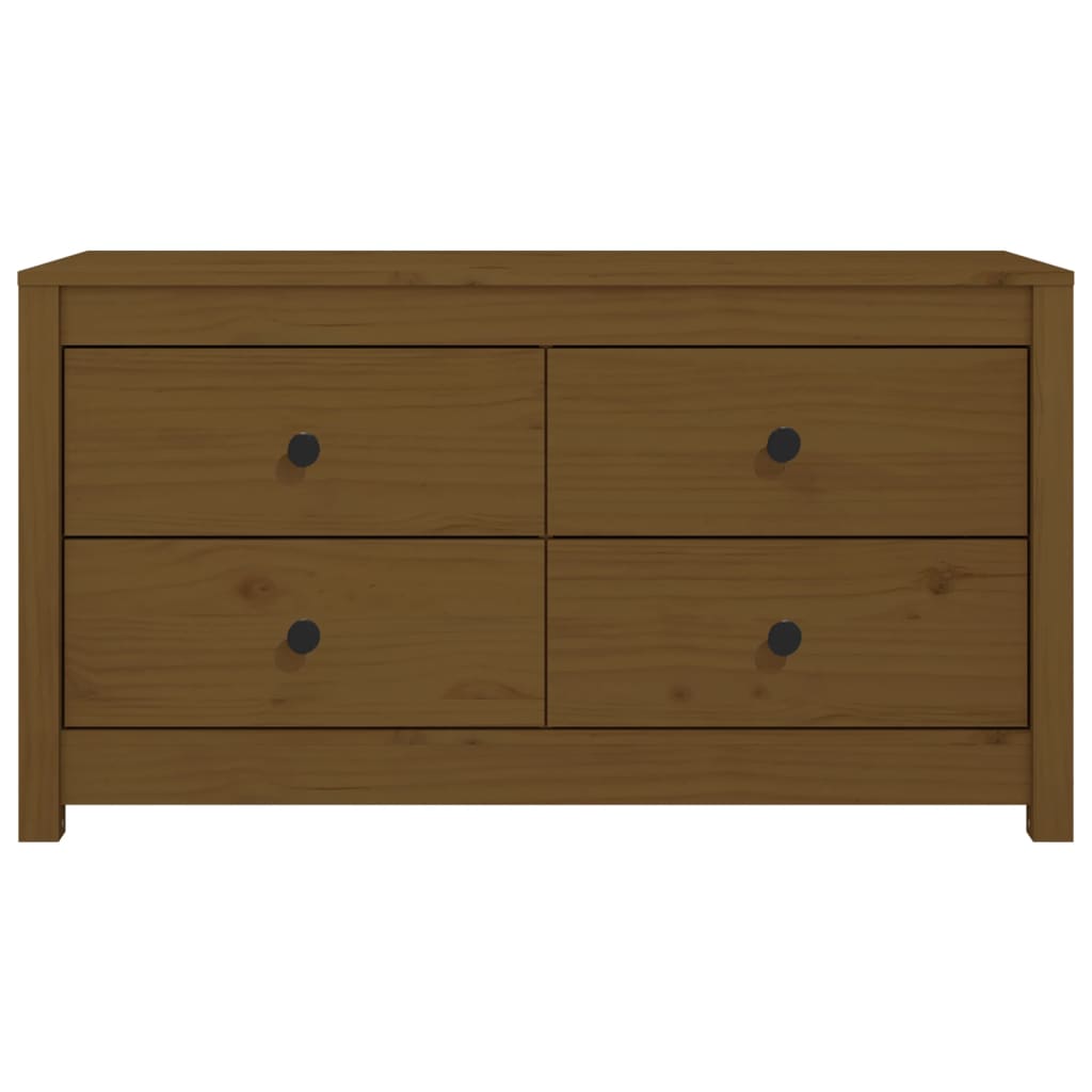 Dressoir 100x40x54 cm massief grenenhout honingbruin is nu te koop bij PeponiXL, paradijselijk wonen!