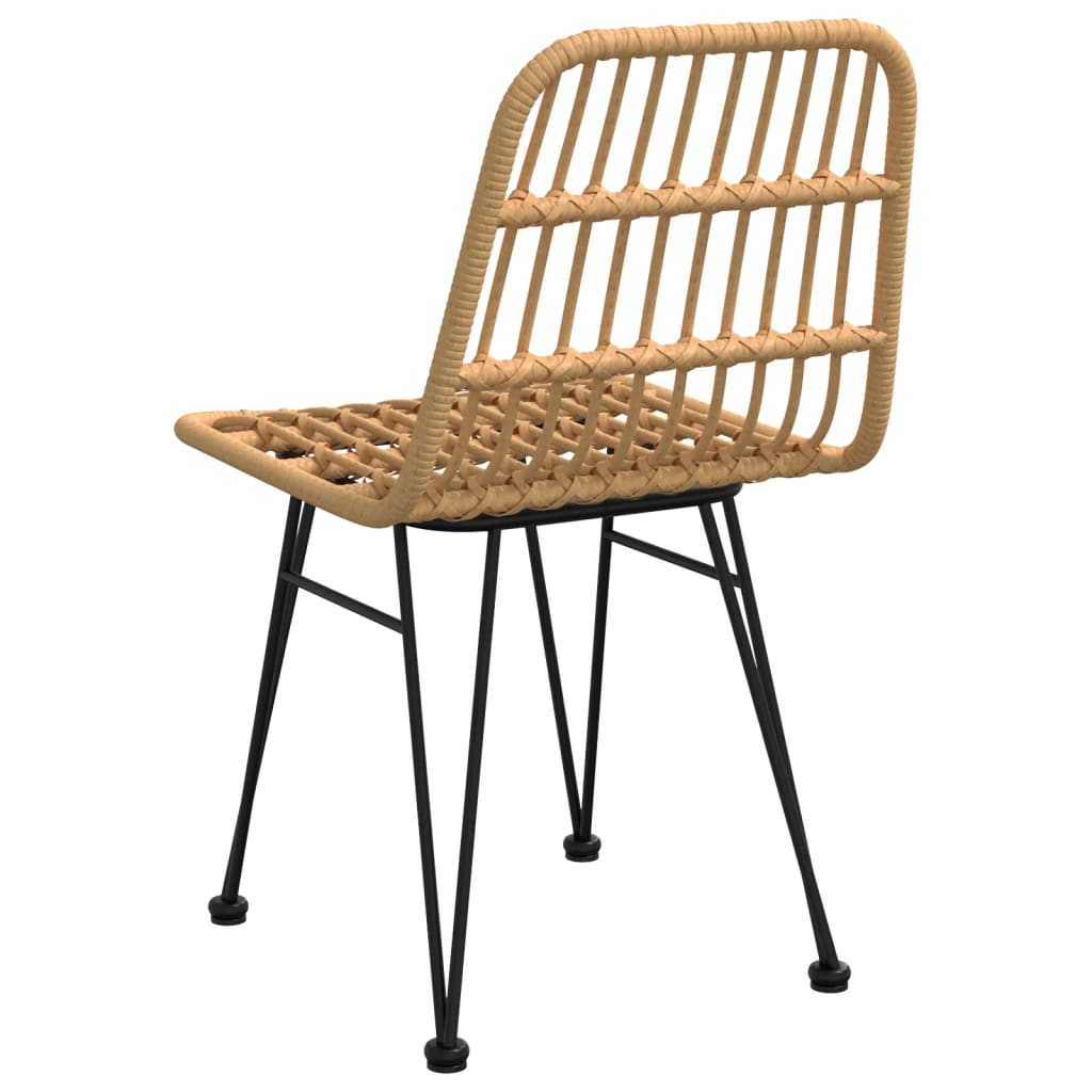 Tuinstoelen 2 st 48x62 84 cm PE-rattan is nu te koop bij PeponiXL, paradijselijk wonen!