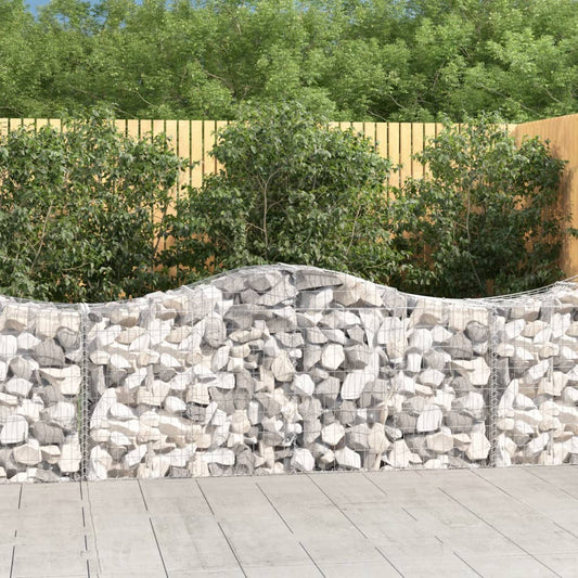 Schanskorven 11 st gewelfd 200x50x80/100 cm ijzer is nu te koop bij PeponiXL, paradijselijk wonen!