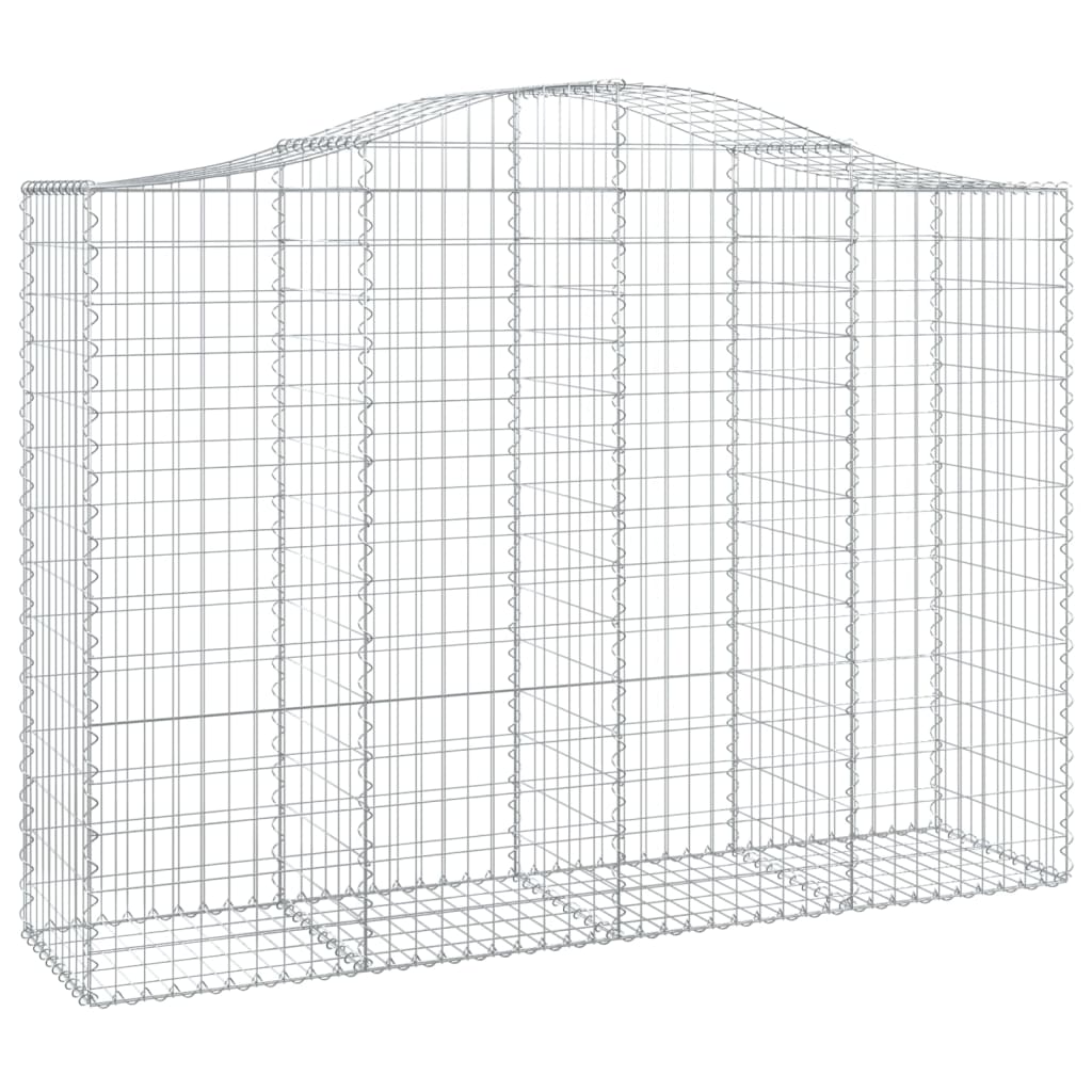 Schanskorven 30 st gewelfd 200x50x140/160 cm ijzer is nu te koop bij PeponiXL, paradijselijk wonen!