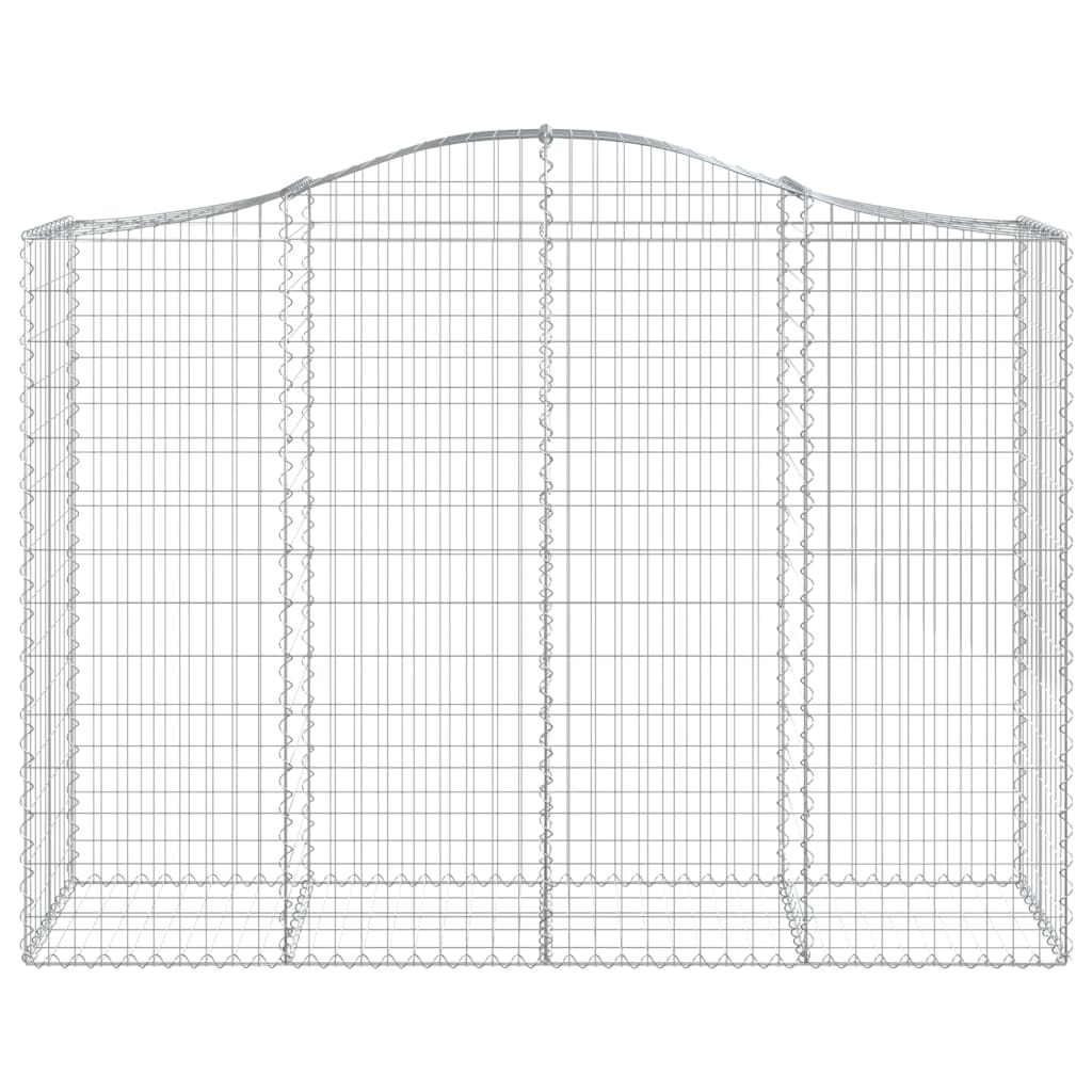 Schanskorven 30 st gewelfd 200x50x140/160 cm ijzer is nu te koop bij PeponiXL, paradijselijk wonen!