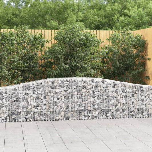 Schanskorven 20 st gewelfd 400x30x60/80 cm ijzer is nu te koop bij PeponiXL, paradijselijk wonen!