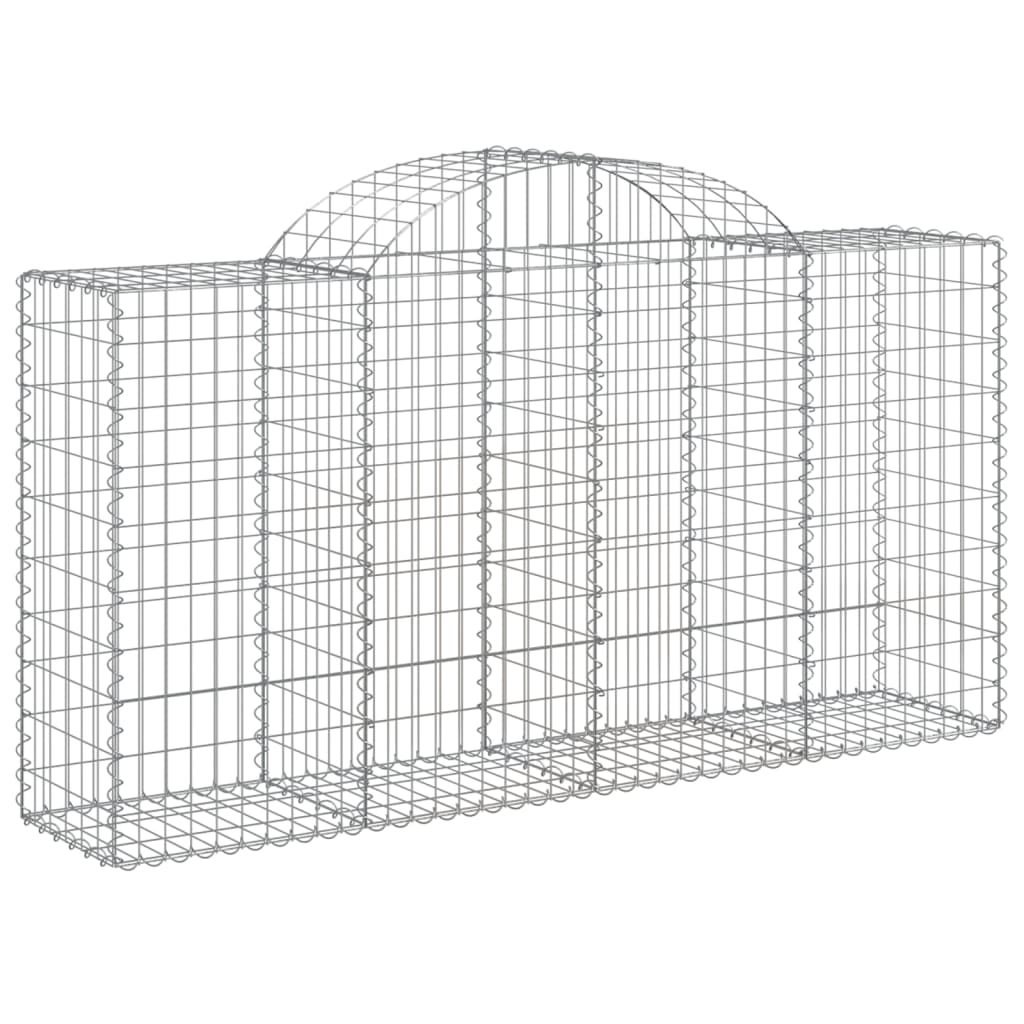 Schanskorven 50 st gewelfd 200x50x100/120 cm ijzer is nu te koop bij PeponiXL, paradijselijk wonen!