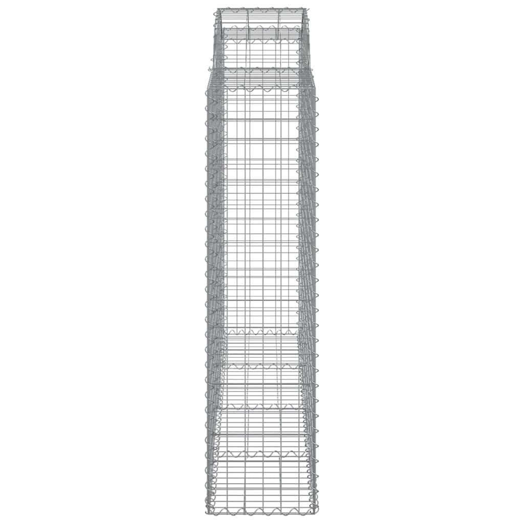 Schanskorven 7 st gewelfd 200x50x160/180 cm ijzer is nu te koop bij PeponiXL, paradijselijk wonen!