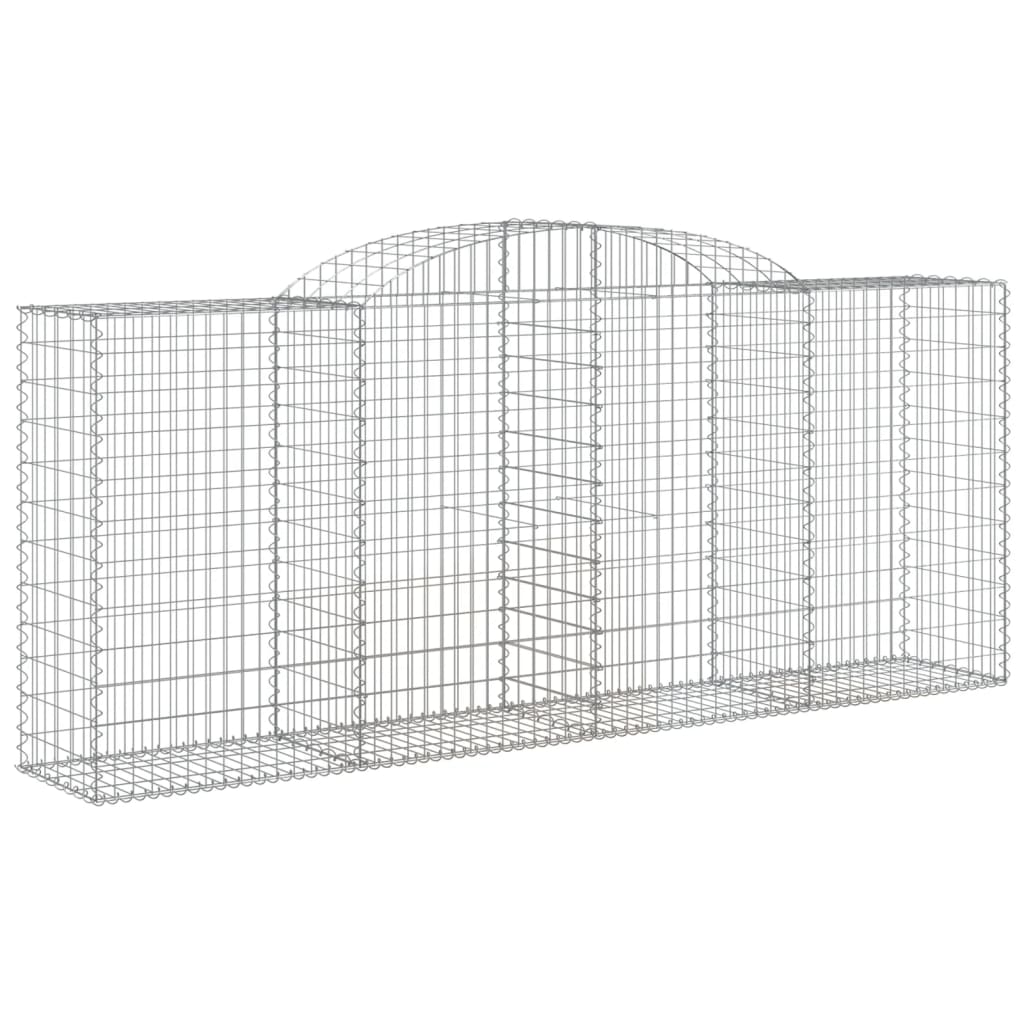 Schanskorven 17 st gewelfd 300x50x120/140 cm ijzer is nu te koop bij PeponiXL, paradijselijk wonen!