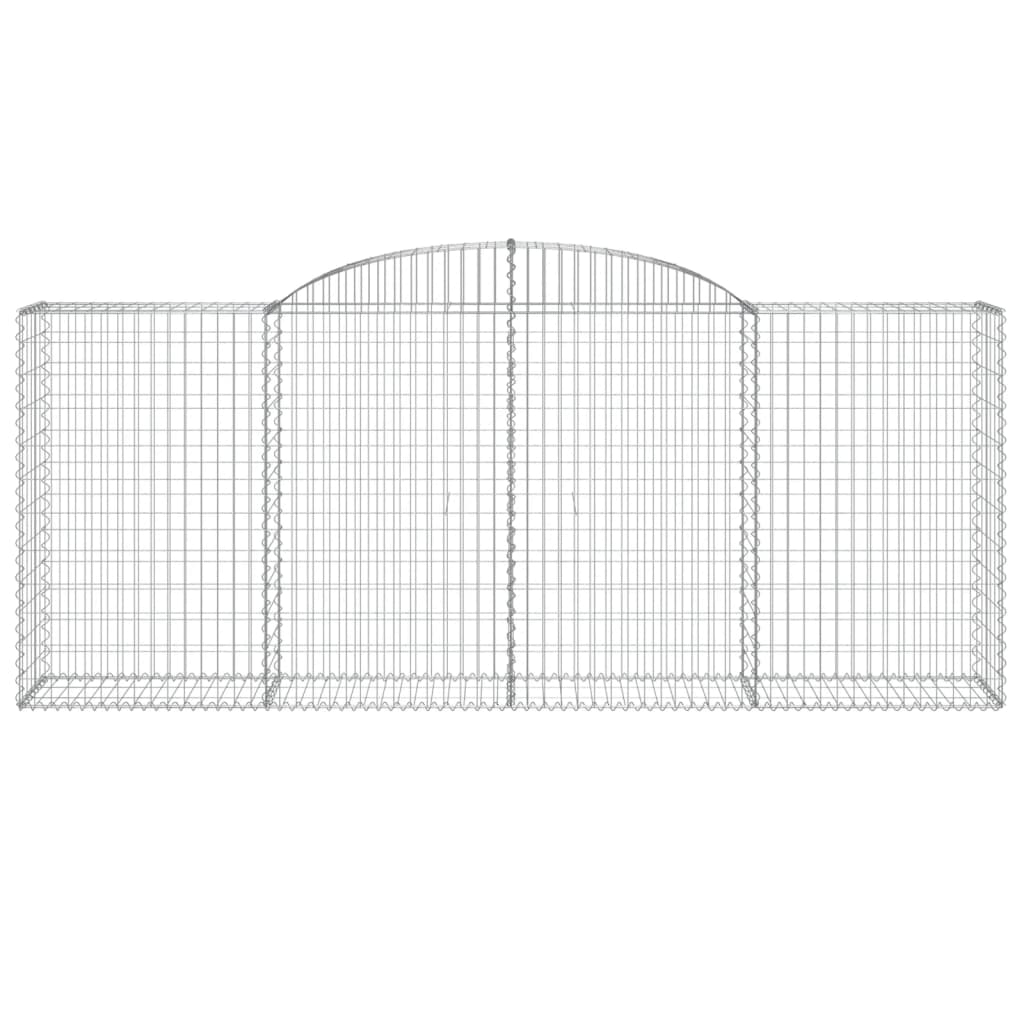 Schanskorven 17 st gewelfd 300x50x120/140 cm ijzer is nu te koop bij PeponiXL, paradijselijk wonen!
