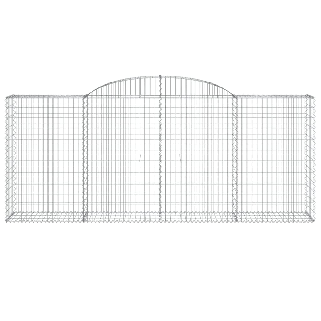 Schanskorven 20 st gewelfd 300x50x120/140 cm ijzer is nu te koop bij PeponiXL, paradijselijk wonen!