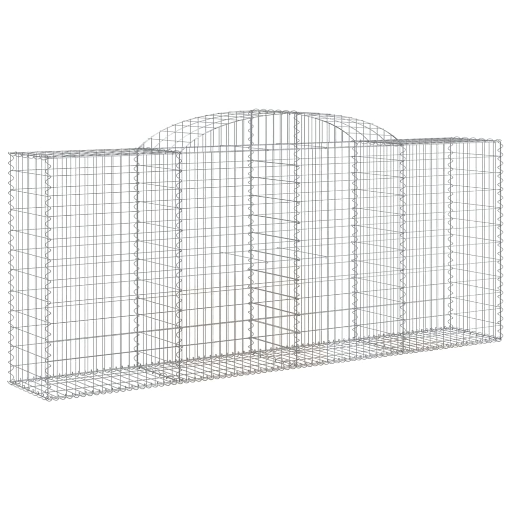 Schanskorven 30 st gewelfd 300x50x120/140 cm ijzer is nu te koop bij PeponiXL, paradijselijk wonen!