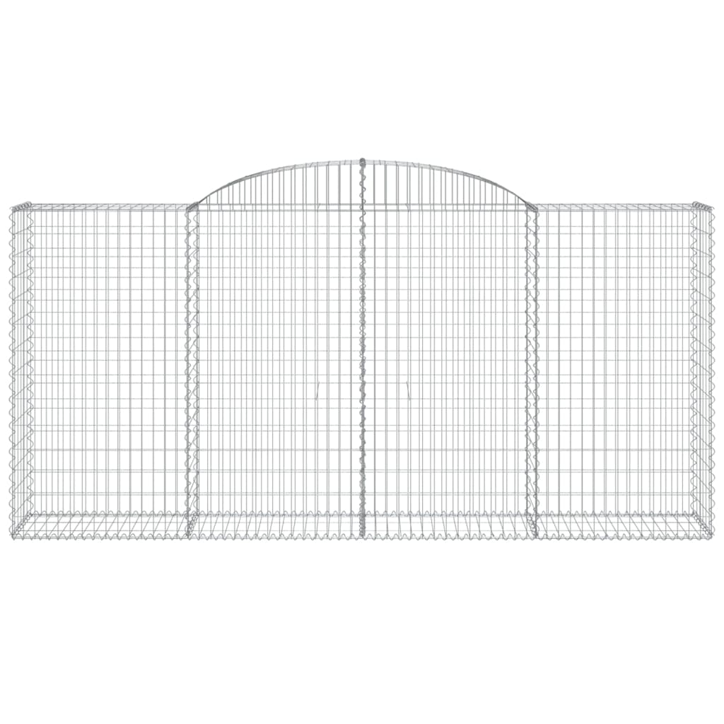 Schanskorven 20 st gewelfd 300x50x140/160 cm ijzer is nu te koop bij PeponiXL, paradijselijk wonen!