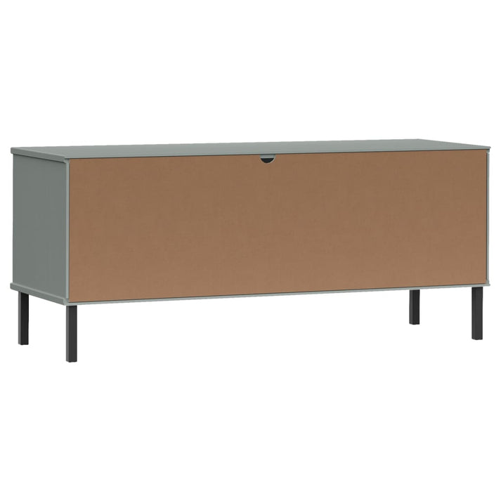 Vidaxl schoenenrek met metalen poten oslo 106x35x45 cm