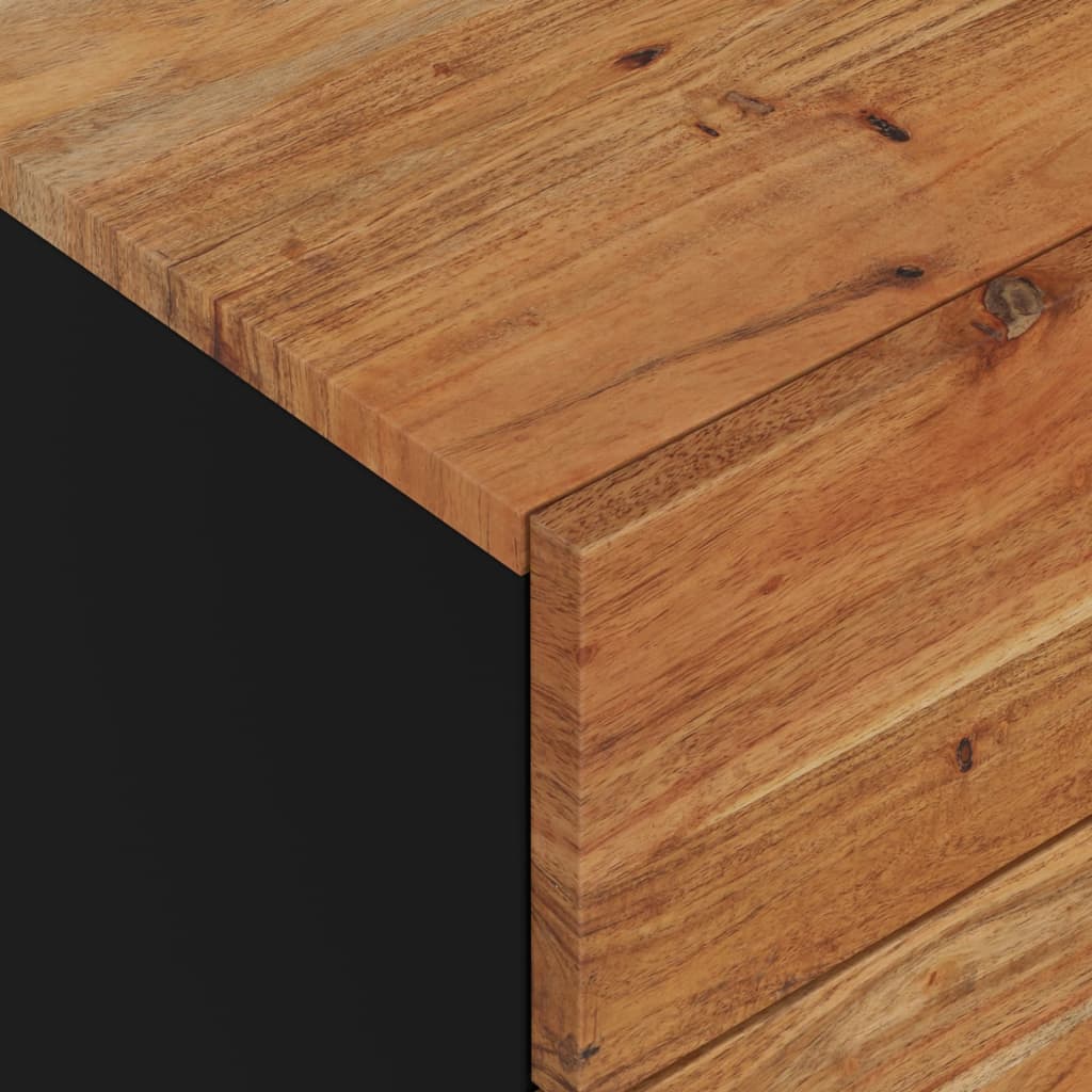 Nachtkastje 50x33x60 cm massief acaciahout en bewerkt hout is nu te koop bij PeponiXL, paradijselijk wonen!