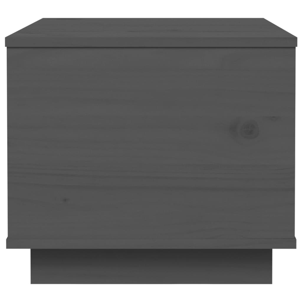 Salontafel 40x50x35 cm massief grenenhout grijs is nu te koop bij PeponiXL, paradijselijk wonen!