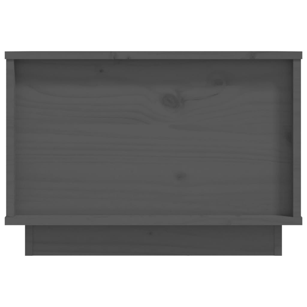 Salontafel 40x50x35 cm massief grenenhout grijs is nu te koop bij PeponiXL, paradijselijk wonen!