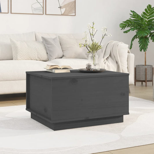 Salontafel 60x50x35 cm massief grenenhout grijs is nu te koop bij PeponiXL, paradijselijk wonen!