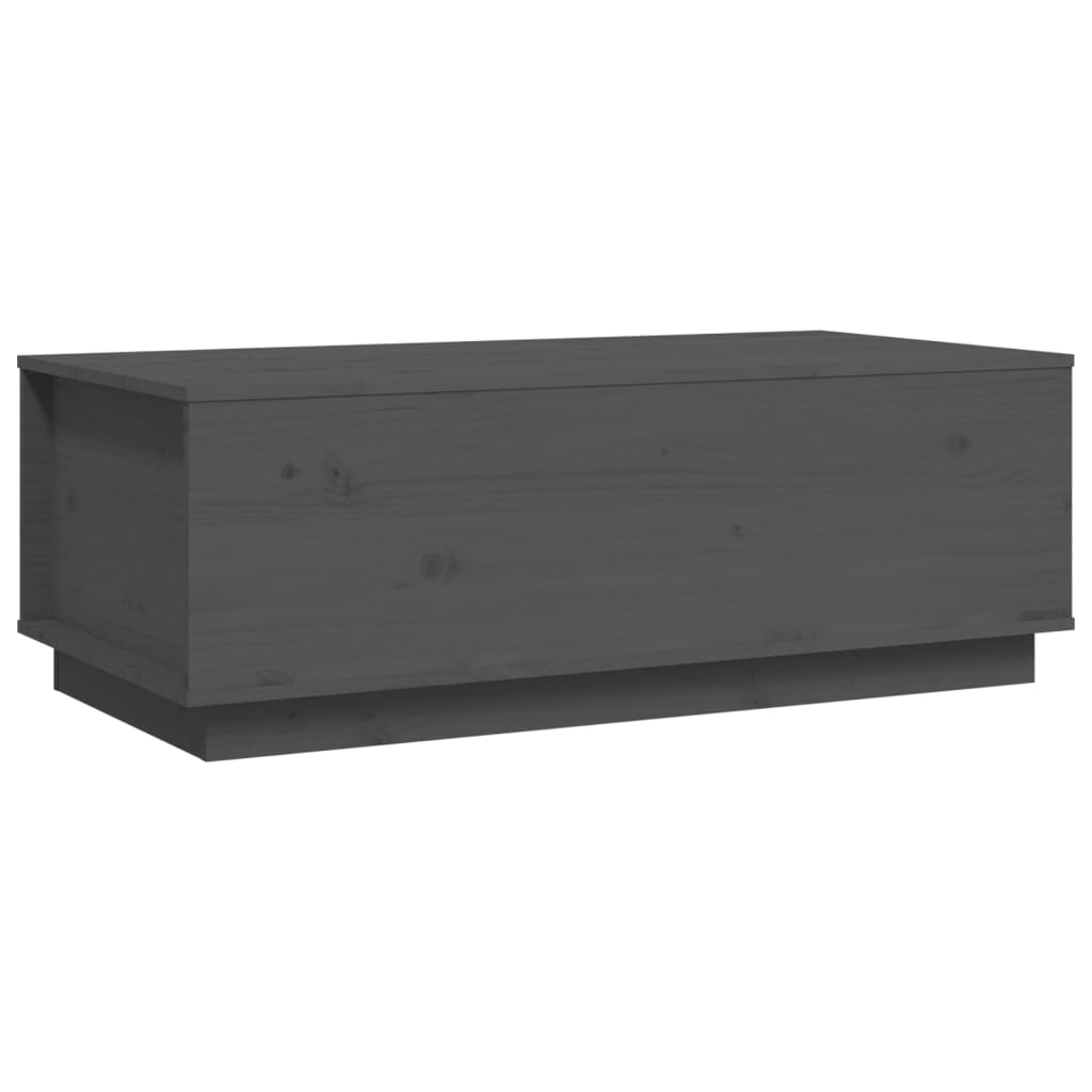 Salontafel 100x50x35 cm massief grenenhout grijs is nu te koop bij PeponiXL, paradijselijk wonen!
