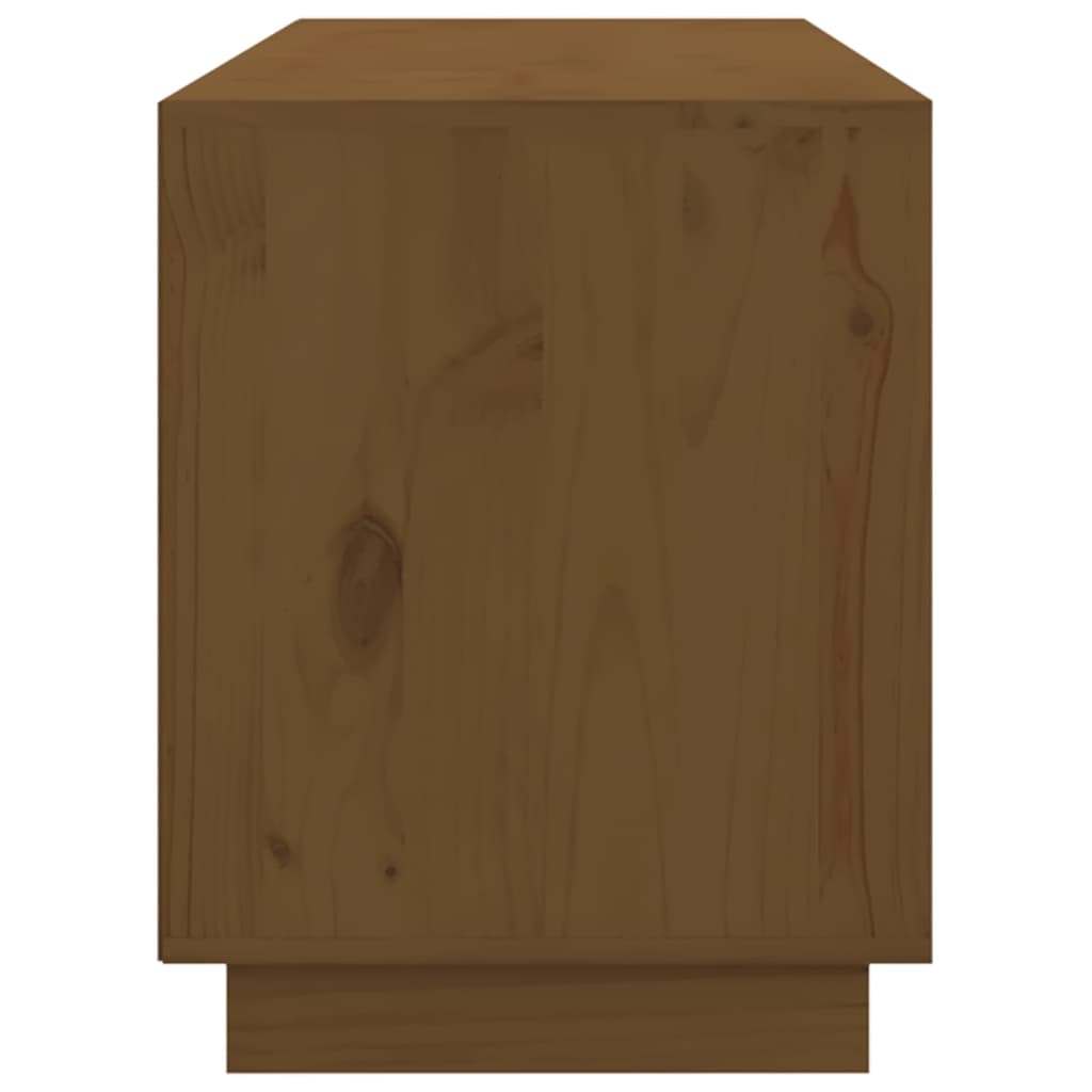 Tv-meubel 176x37x47,5 cm massief grenenhout honingbruin is nu te koop bij PeponiXL, paradijselijk wonen!