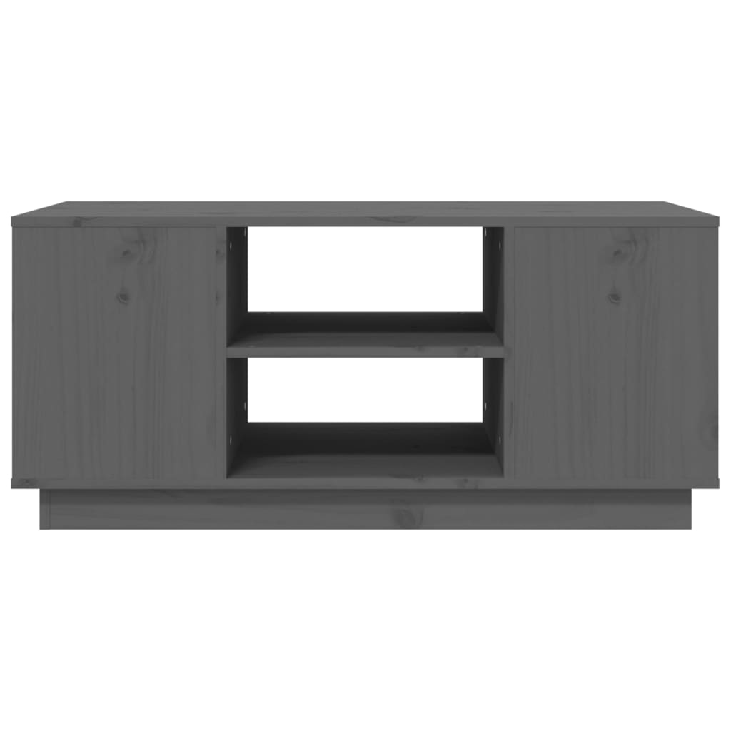 Salontafel 90x49x40,5 cm massief grenenhout grijs is nu te koop bij PeponiXL, paradijselijk wonen!