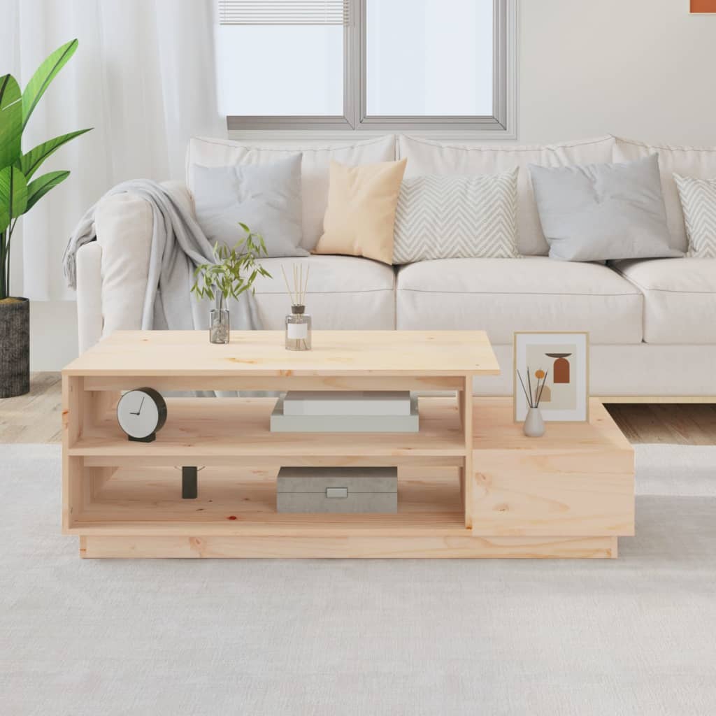 Salontafel 120x50x40,5 cm massief grenenhout is nu te koop bij PeponiXL, paradijselijk wonen!