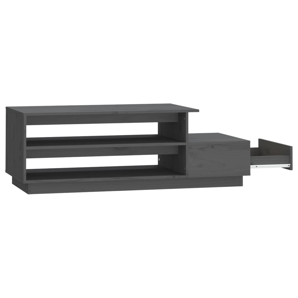 Salontafel 120x50x40,5 cm massief grenenhout grijs is nu te koop bij PeponiXL, paradijselijk wonen!
