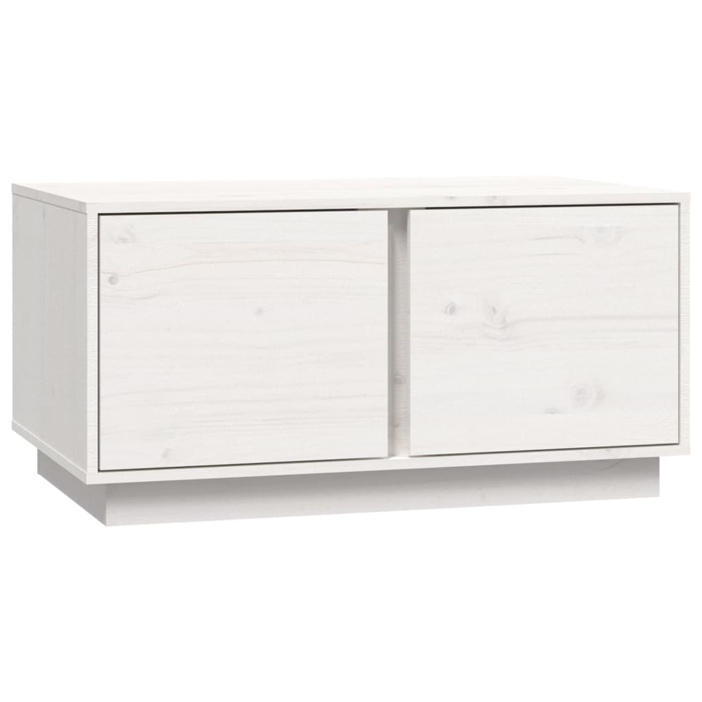 Salontafel 80x50x40 cm massief grenenhout wit is nu te koop bij PeponiXL, paradijselijk wonen!
