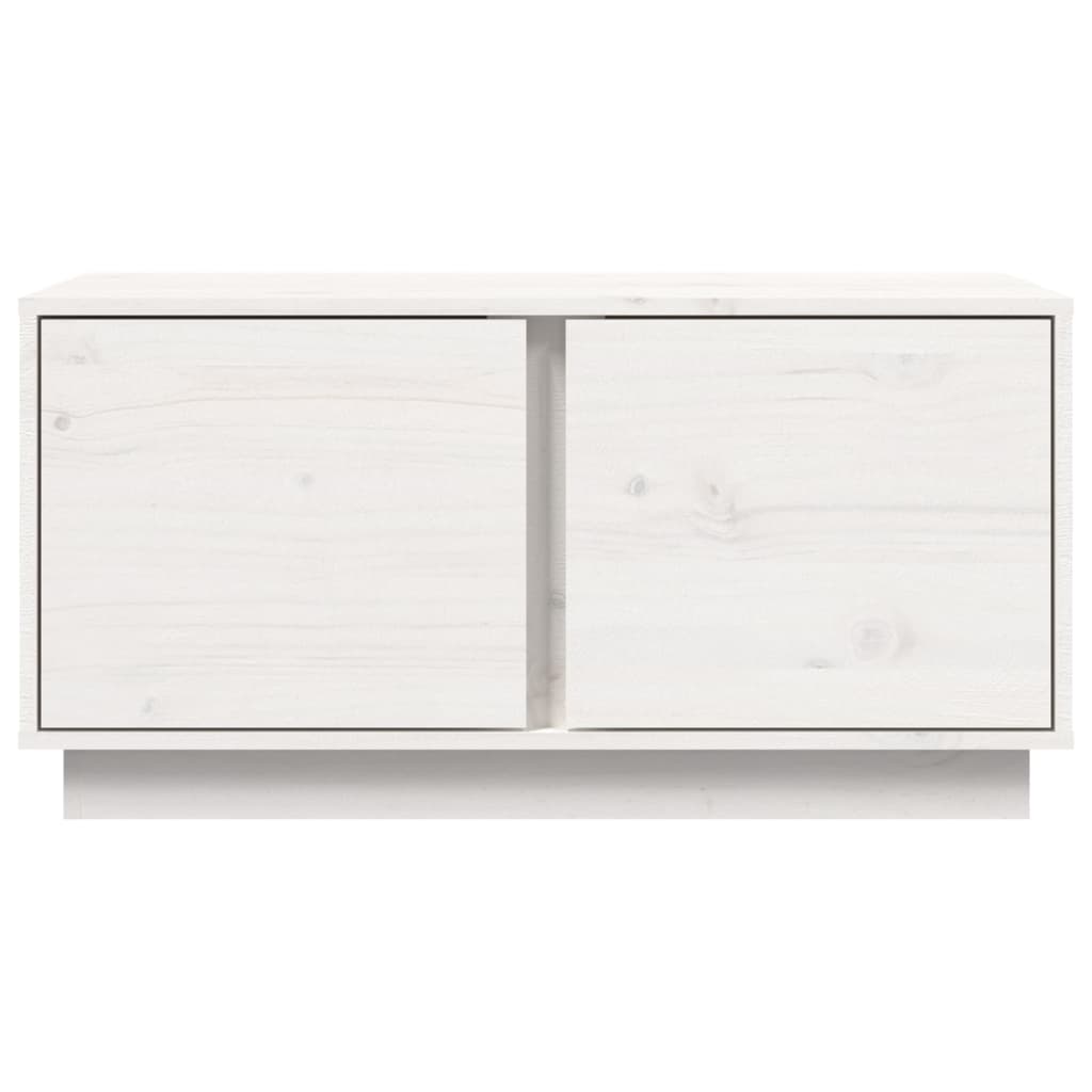Salontafel 80x50x40 cm massief grenenhout wit is nu te koop bij PeponiXL, paradijselijk wonen!