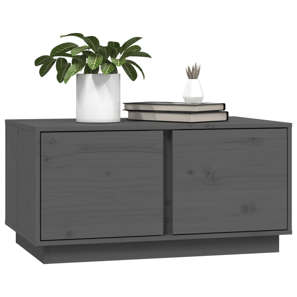 Salontafel 80x50x40 cm massief grenenhout grijs is nu te koop bij PeponiXL, paradijselijk wonen!