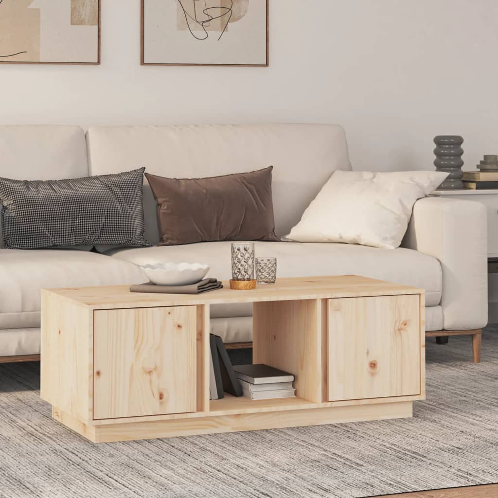 Salontafel 110x50x40 cm massief grenenhout is nu te koop bij PeponiXL, paradijselijk wonen!
