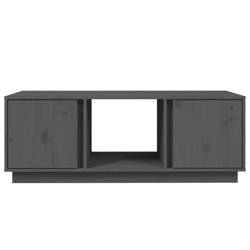 Salontafel 110x50x40 cm massief grenenhout grijs is nu te koop bij PeponiXL, paradijselijk wonen!