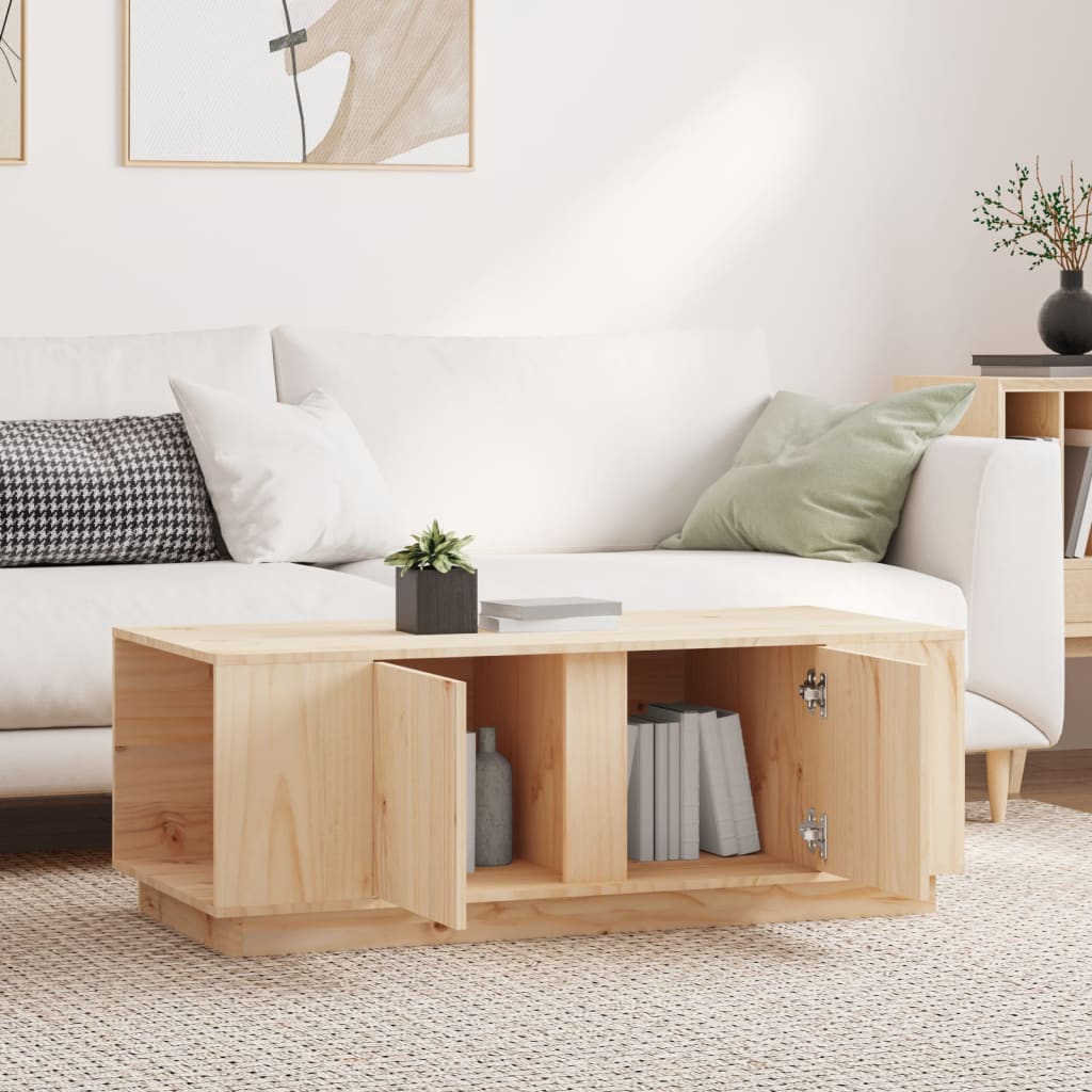 Salontafel 110x50x40 cm massief grenenhout is nu te koop bij PeponiXL, paradijselijk wonen!