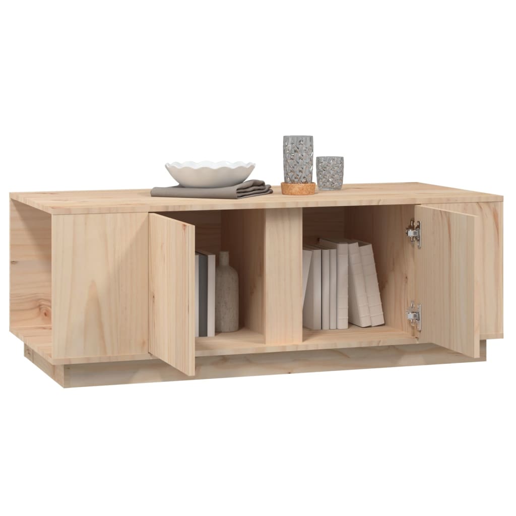 Salontafel 110x50x40 cm massief grenenhout is nu te koop bij PeponiXL, paradijselijk wonen!