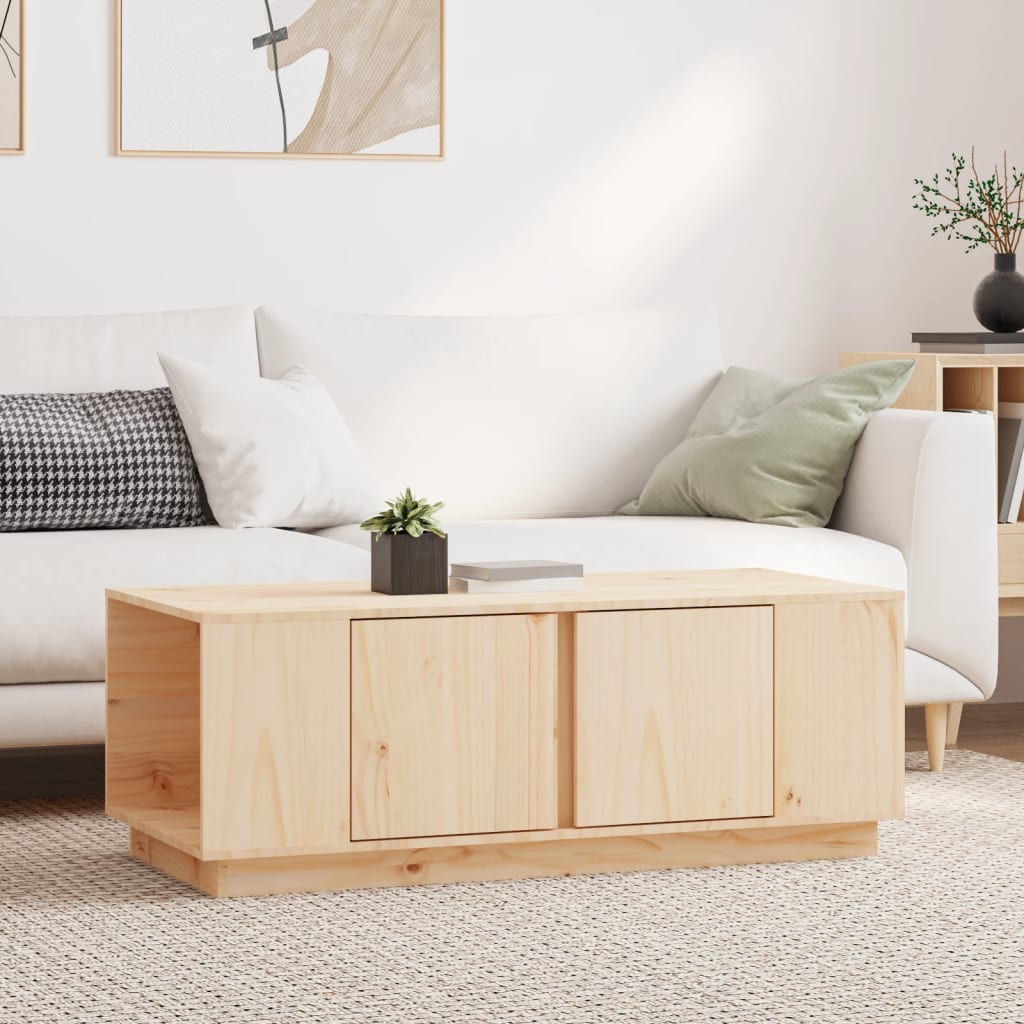 Salontafel 110x50x40 cm massief grenenhout is nu te koop bij PeponiXL, paradijselijk wonen!