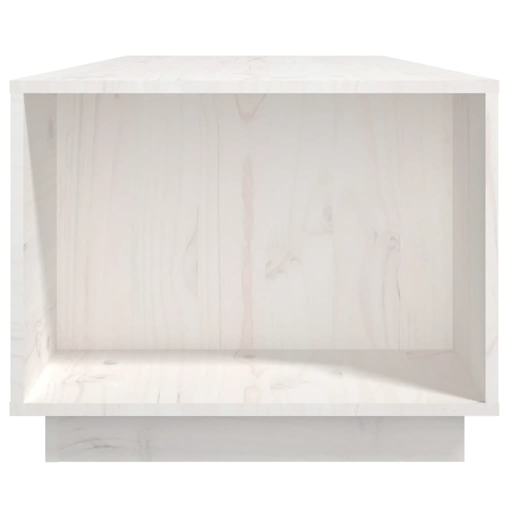 Salontafel 110x50x40 cm massief grenenhout wit is nu te koop bij PeponiXL, paradijselijk wonen!