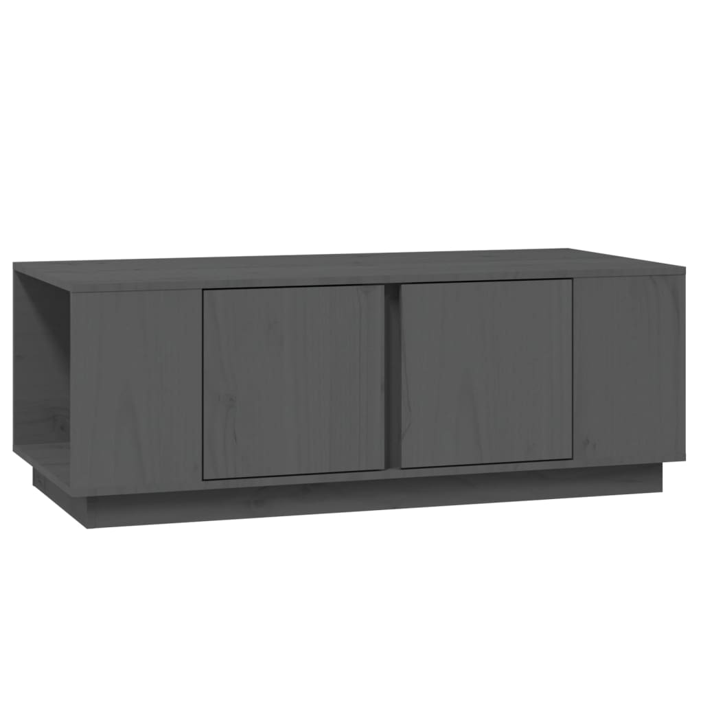 Salontafel 110x50x40 cm massief grenenhout grijs is nu te koop bij PeponiXL, paradijselijk wonen!